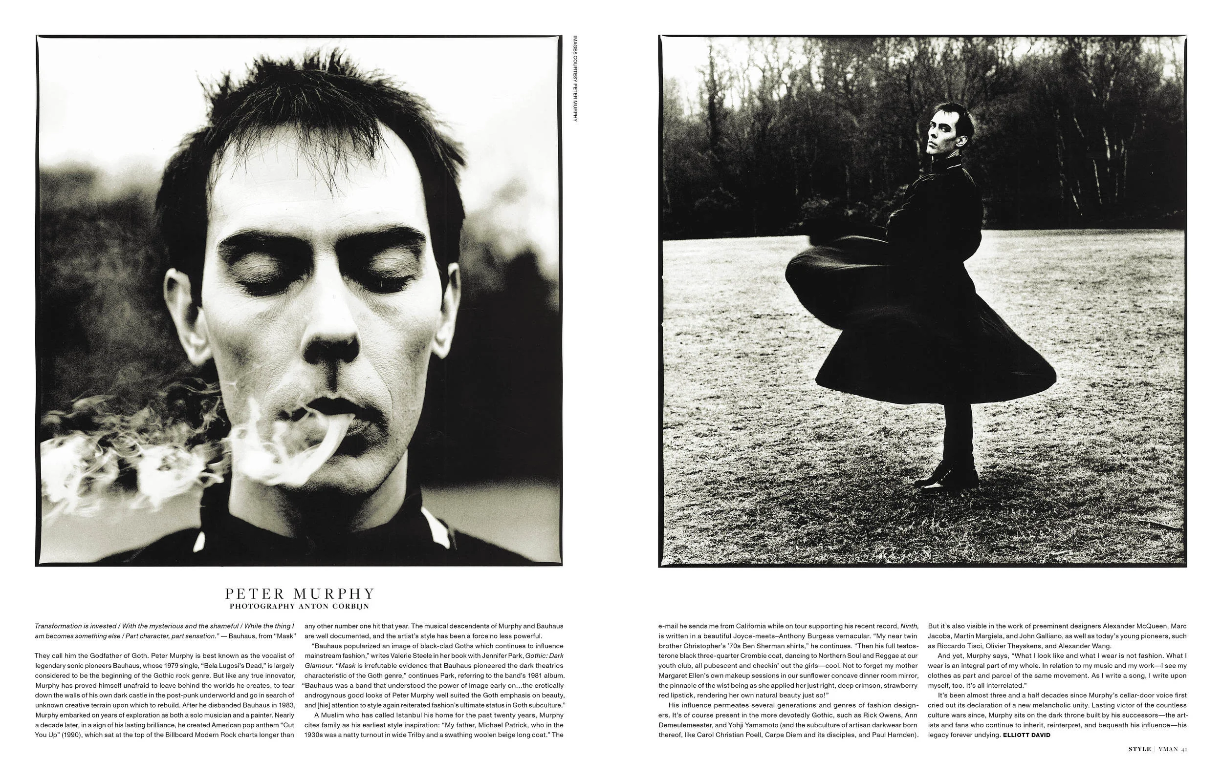 Peter Murphy — Elliott W. David